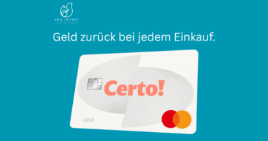 Geld zurück bei jedem Einkauf mit der Kreditkarte “Certo! One Mastercard” von Cembra