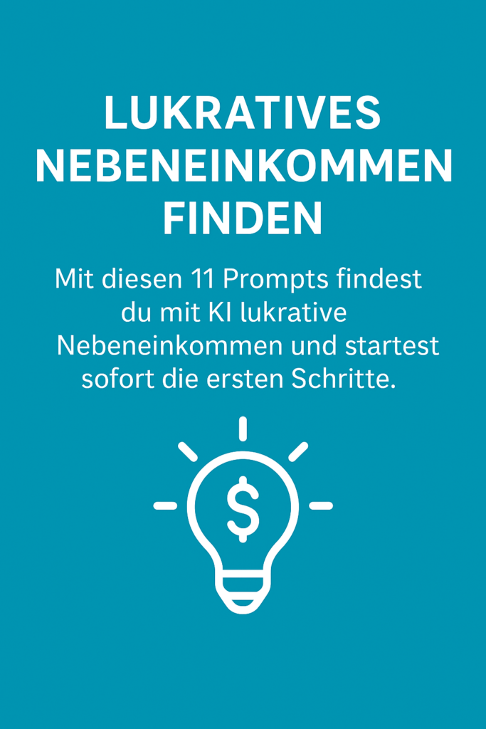 Guide und Anleitung um ein lukratives Nebeneinkommen zu finden und aufzubauen