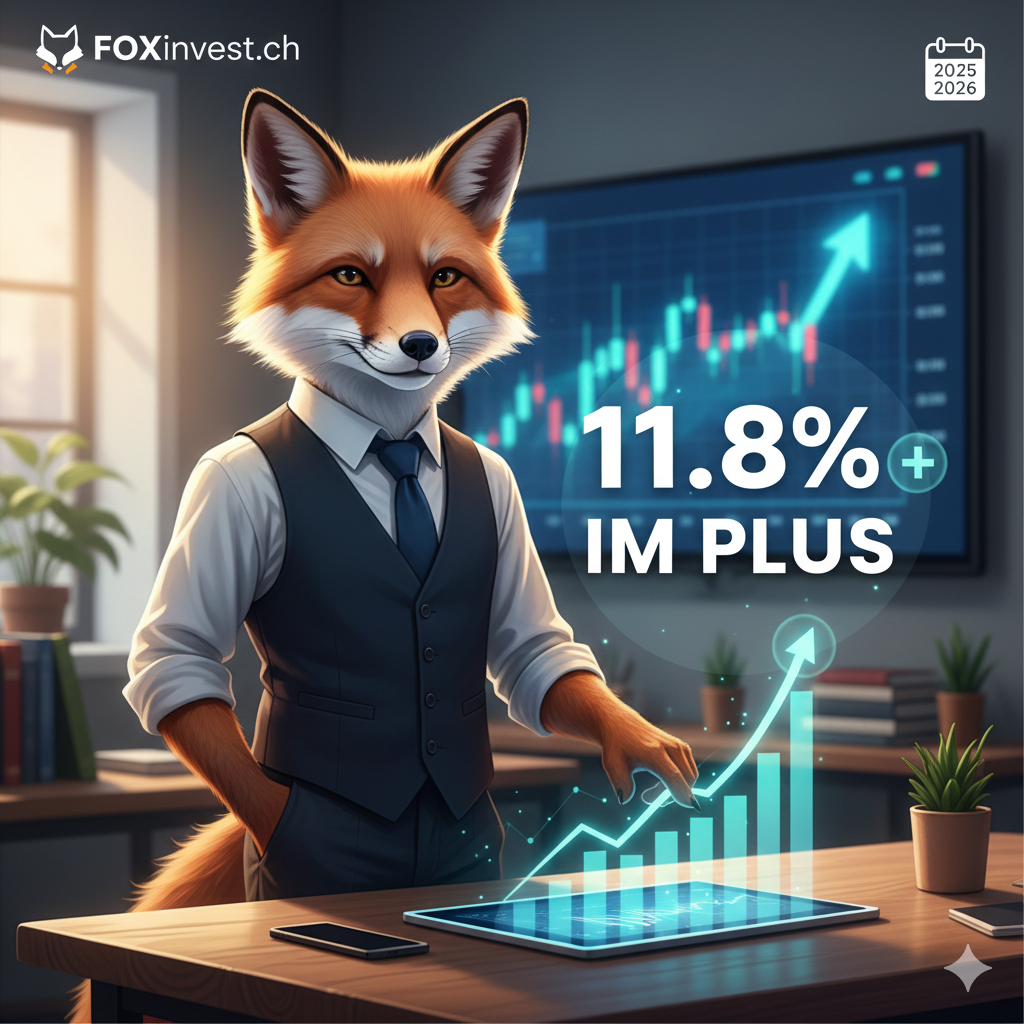 Dividenden-Depot 11.8% im Plus, Jahresrückblick 2025