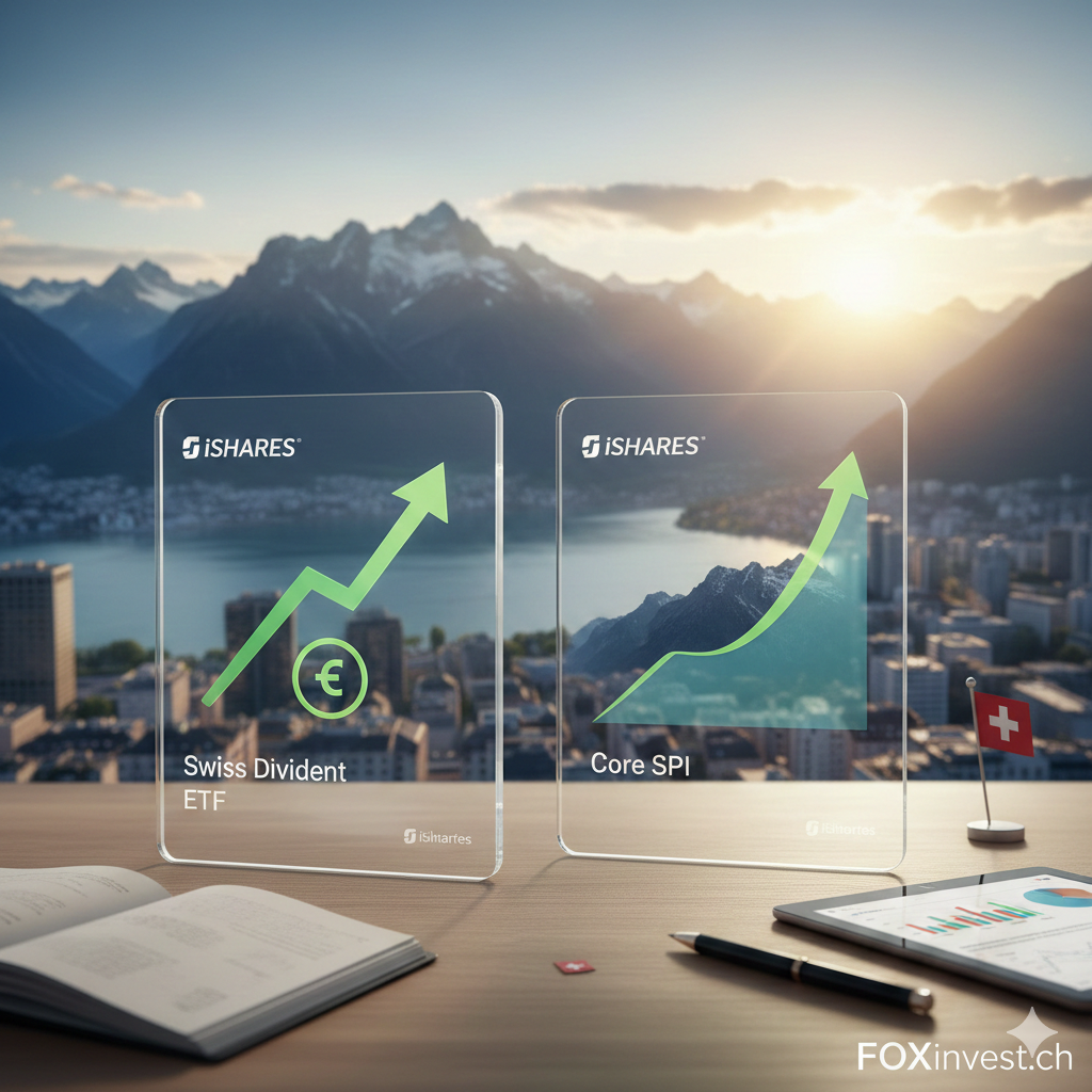 Schweizer ETF Vergleich von FOXinvest.ch, dem Schweizer Finanzblog
