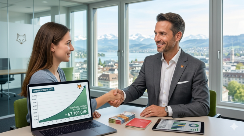 Sparquote erhöhen Schweiz leicht gemacht; mit der Lohnerhöhung