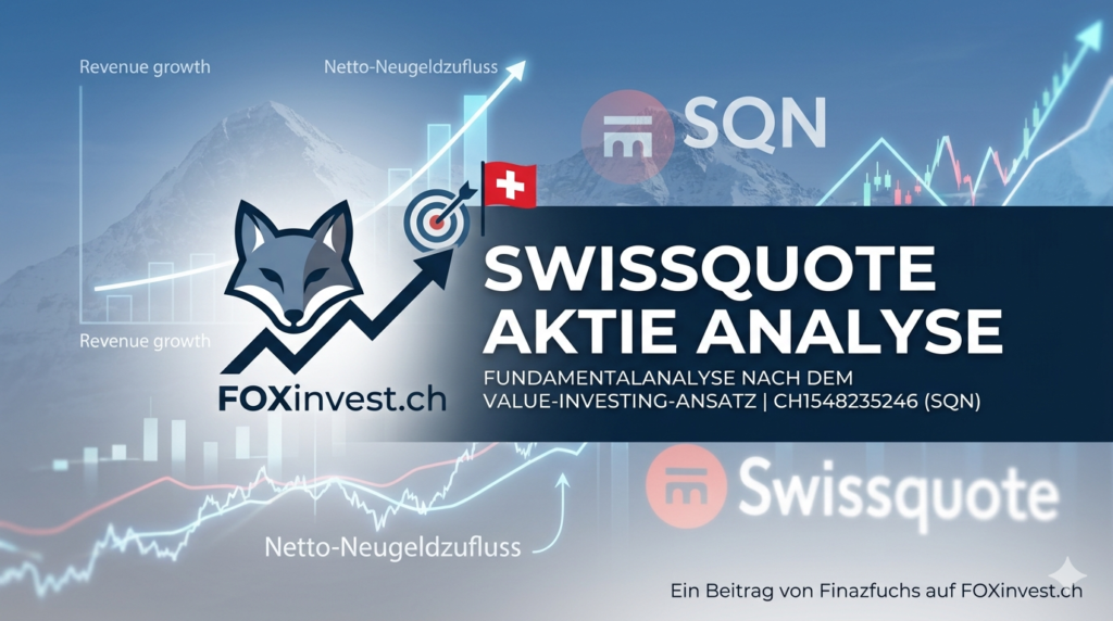 Aktien Analyse Swissquote Schweiz, Bild generiert mit Gemini