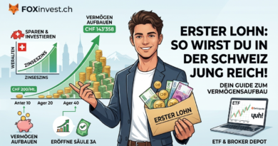 Erster Lohn und Geld sparen in der Schweiz: Der geheime Masterplan, wie du jung ein Vermögen aufbaust